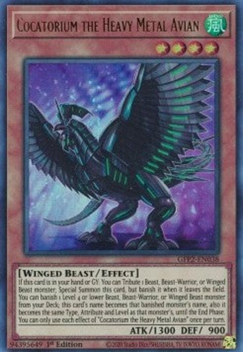 Cocatorium the Heavy Metal Avian GFP2-EN038 Ultra Rare Englisch