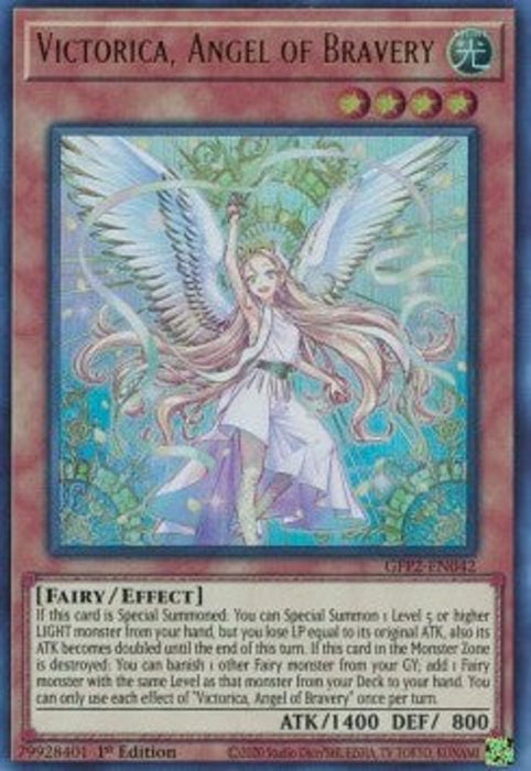 Victorica, Angel of Bravery GFP2-EN042 Ultra Rare Englisch