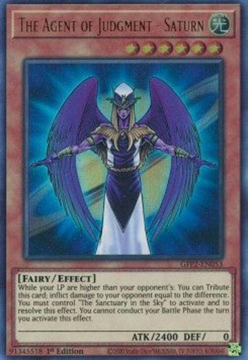 The Agent of Judgment - Saturn GFP2-EN053 Ultra Rare Englisch
