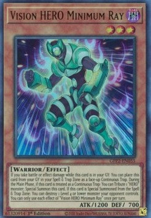 Vision HERO Minimum Ray GFP2-EN055 Ultra Rare Englisch