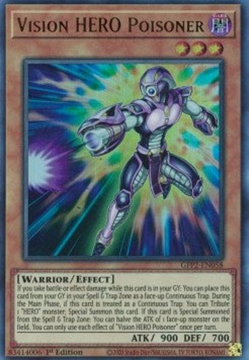 Vision HERO Poisoner GFP2-EN058 Ultra Rare Englisch