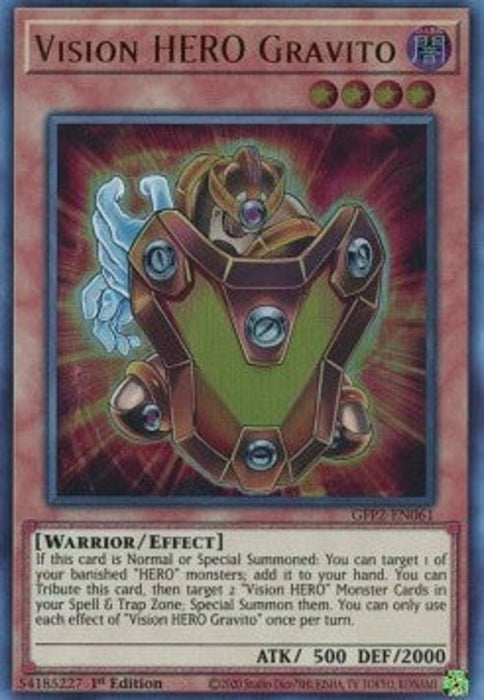 Vision HERO Gravito GFP2-EN061 Ultra Rare Englisch