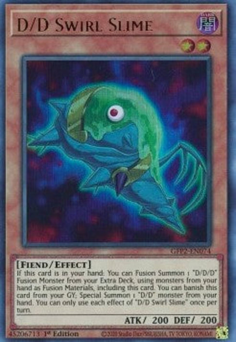 D/D Swirl Slime GFP2-EN074 Ultra Rare Englisch