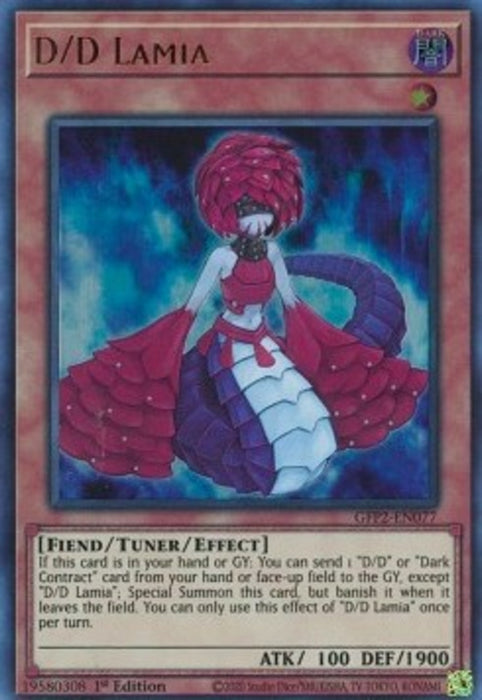 D/D Lamia GFP2-EN077 Ultra Rare Englisch