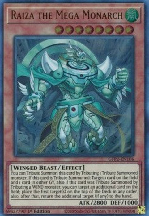 Raiza the Mega Monarch GFP2-EN106 Ultra Rare Englisch