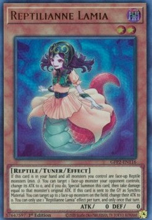 Reptilianne Lamia GFP2-EN116 Ultra Rare Englisch