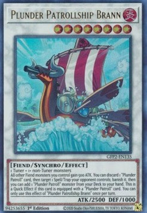 Plunder Patrollship Brann GFP2-EN135 Ultra Rare Englisch