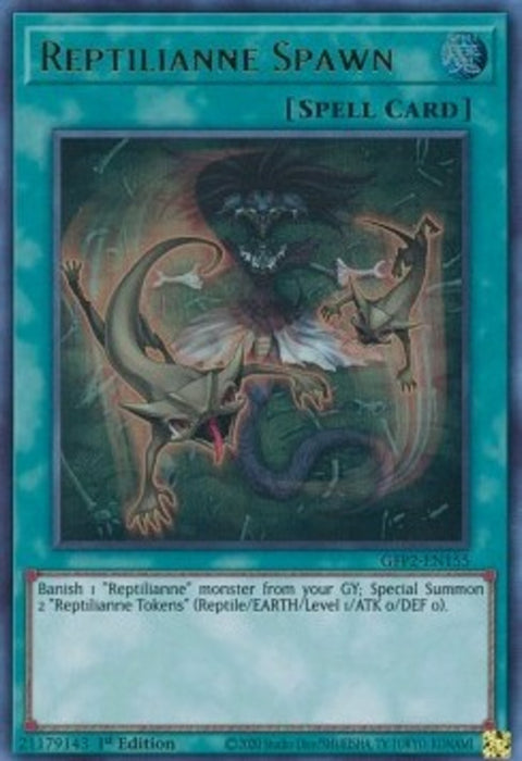 Reptilianne Spawn GFP2-EN155 Ultra Rare Englisch