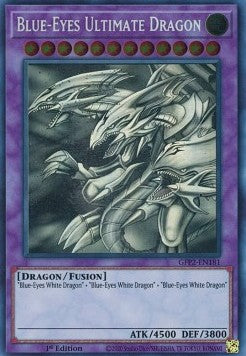 Blue-Eyes Ultimate Dragon GFP2-EN181 Ghost Rare Amerikanisch