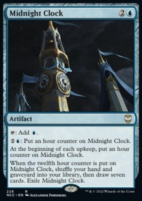 Midnight Clock NCC-226 Rare Englisch