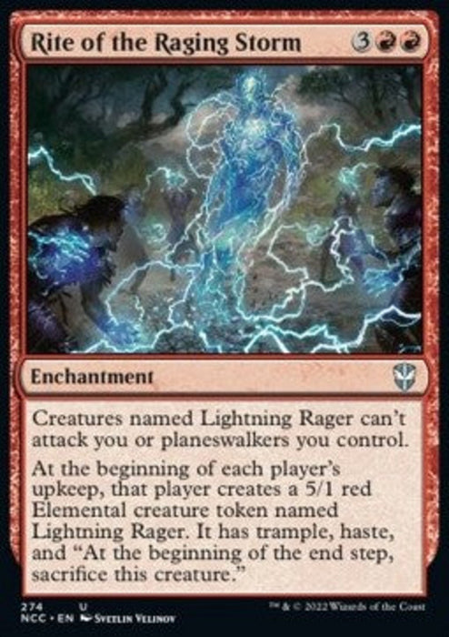Ritual des tosenden Sturms NCC-274 Uncommon Deutsch