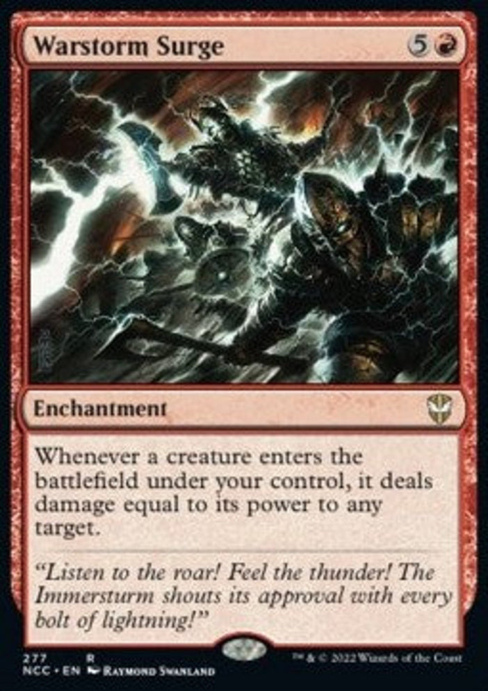 Magic: The Gathering Anschwellender Kriegssturm NCC-277 Rare Deutsch ...