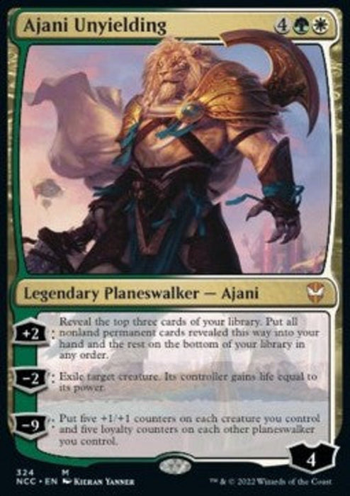Ajani Unyielding NCC-324 Mythic Englisch