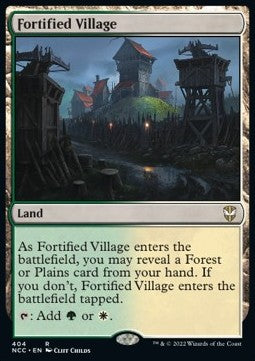 Fortified Village NCC-404 Rare Englisch