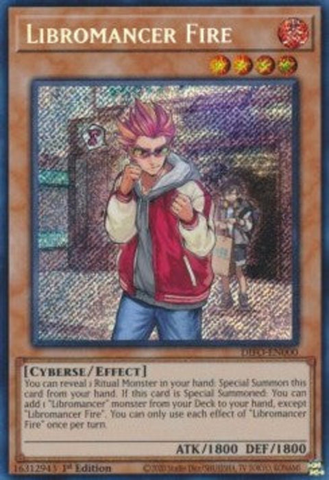 Libromancer Fire DIFO-EN000 Secret Rare Englisch