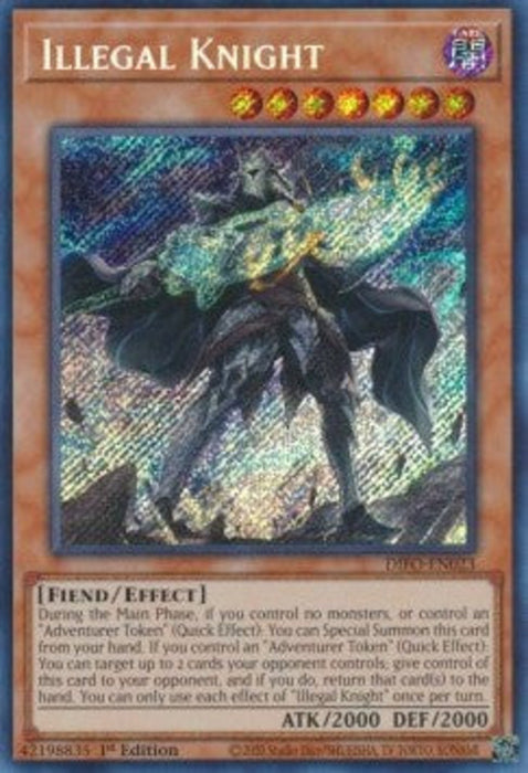Illegal Knight DIFO-EN023 Secret Rare Englisch