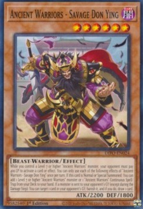 Ancient Warriors - Savage Don Ying DIFO-EN024 Common Englisch