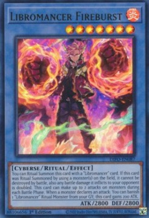Libromancer Fireburst DIFO-EN087 Ultra Rare Englisch