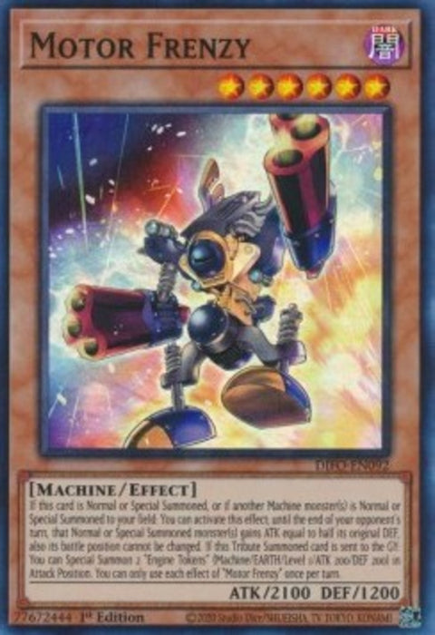 Motor Frenzy DIFO-EN092 Super Rare Englisch