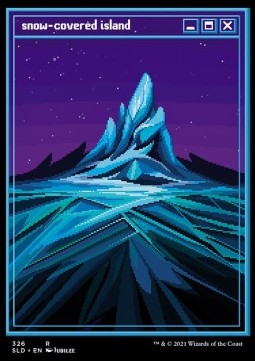 Snow-Covered Island (V.1) SLDSV-326 Rare Englisch