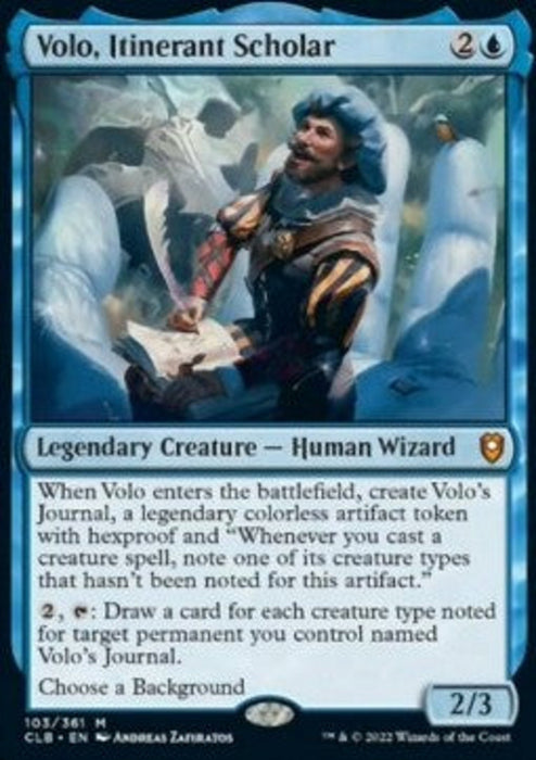 Volo, Itinerant Scholar CLB-103 Mythic Englisch