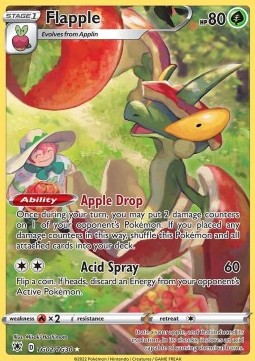 Flapple ASR-TG02 Holo Rare Englisch