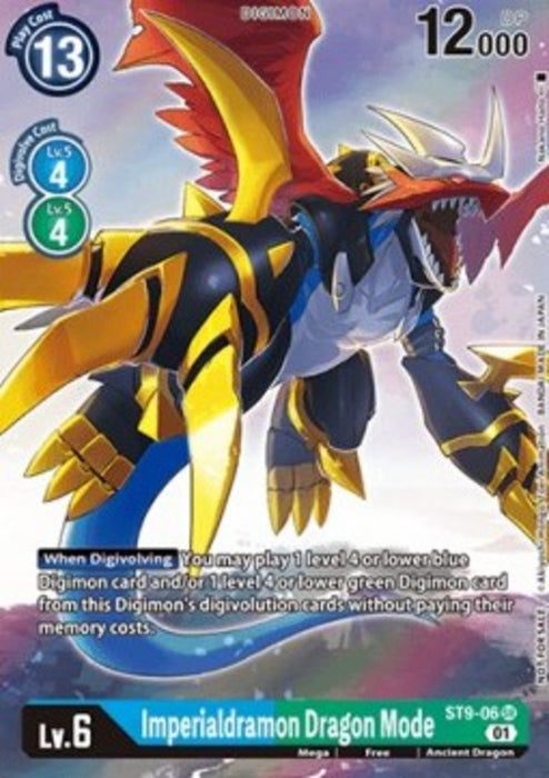 Imperialdramon Dragon Mode (ST9-06) EX-02 Alternative Art Englisch