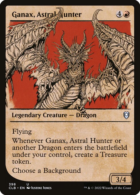 Ganax, Astral Hunter (V.2) XCLB-398 Uncommon Englisch