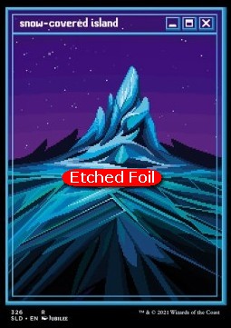 Snow-Covered Island (V.2) SLDSV-326 Rare Englisch