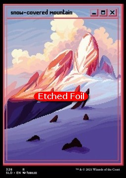 Snow-Covered Mountain (V.2) SLDSV-328 Rare Englisch