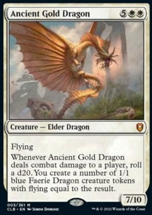 Uralter Golddrache CLB-3 Mythic Deutsch