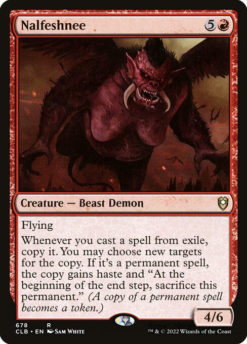 Nalfeshnee (V.1) XCLB-678 Rare Englisch
