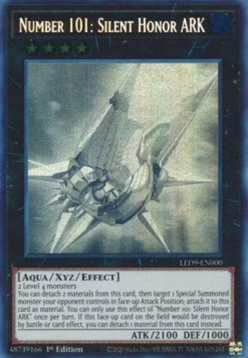Number 101: Silent Honor ARK LED9-EN000 Ghost Rare Englisch