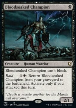 Bloodsoaked Champion XCLB-740 Rare Englisch
