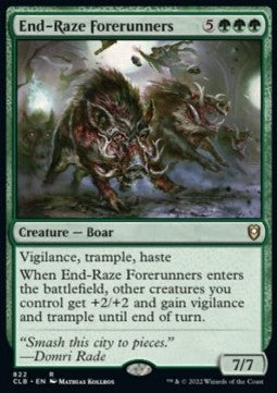 End-Raze Forerunners XCLB-822 Rare Englisch
