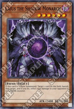 Caius the Shadow Monarch OP19-EN004 Super Rare Englisch