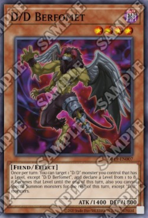 D/D Berfomet OP19-EN007 Super Rare Englisch