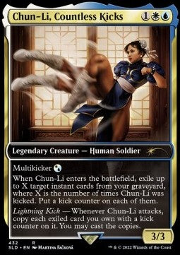 Chun-Li, Countless Kicks SLDFS-432 Rare Englisch