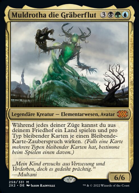Muldrotha die Gräberflut 2X2-258 Mythic Deutsch