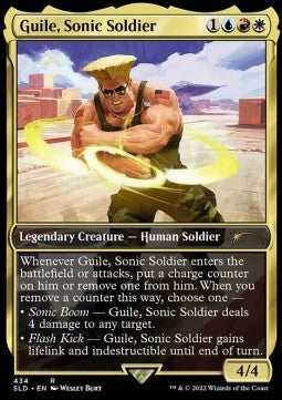Guile, Sonic Soldier SLDFS-434 Rare Englisch