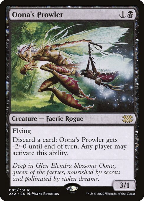 Oona's Prowler 2X2-85 Rare Englisch
