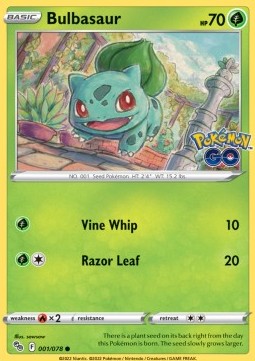 Bulbasaur PGO-001 Common Englisch
