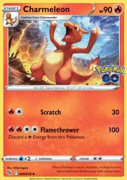 Charmeleon PGO-009 Uncommon Englisch