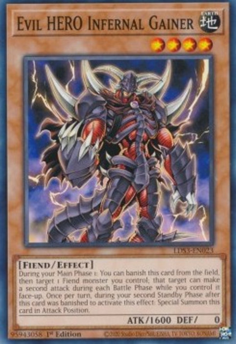 Evil HERO Infernal Gainer LDS3-EN023 Common Englisch