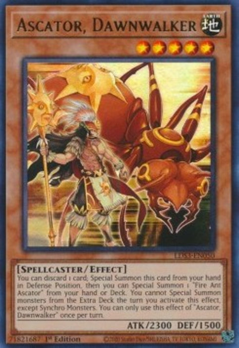 Ascator, Dawnwalker (V.1) LDS3-EN050 Ultra Rare Englisch
