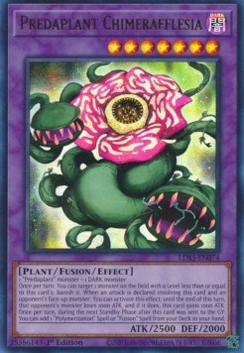 Predaplant Chimerafflesia (V.1) LDS3-EN074 Ultra Rare Englisch