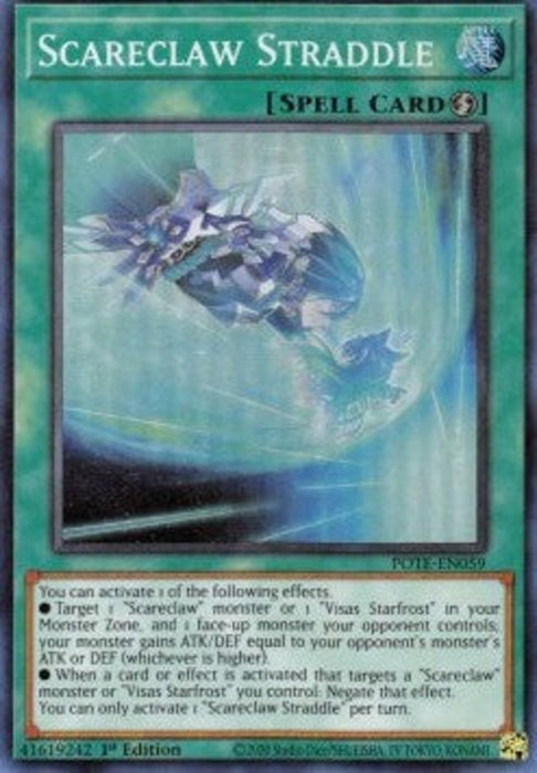 Scareclaw Straddle POTE-EN059 Super Rare Englisch