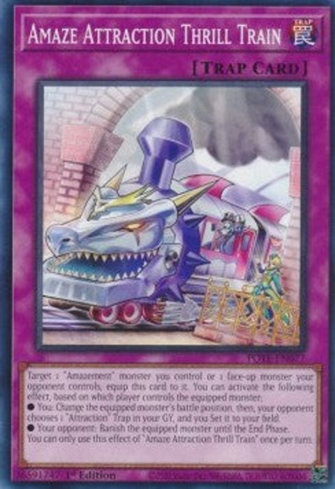 Amaze Attraction Thrill Train POTE-EN077 Common Englisch