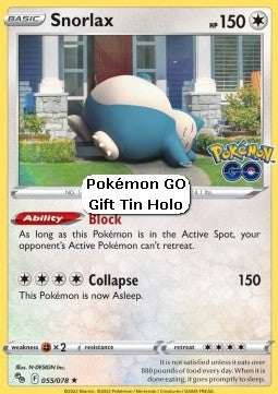 Snorlax PGO-055 Promo Englisch