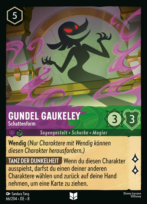 Gundel Gaukeley - Schattenform 8JAF-066 Uncommon Deutsch